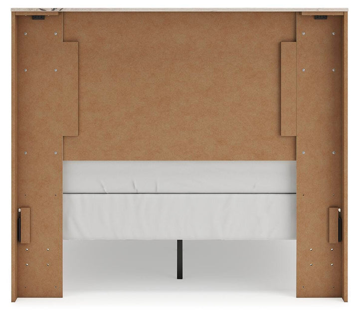 Lawroy Full Panel Bed - Beige (7)