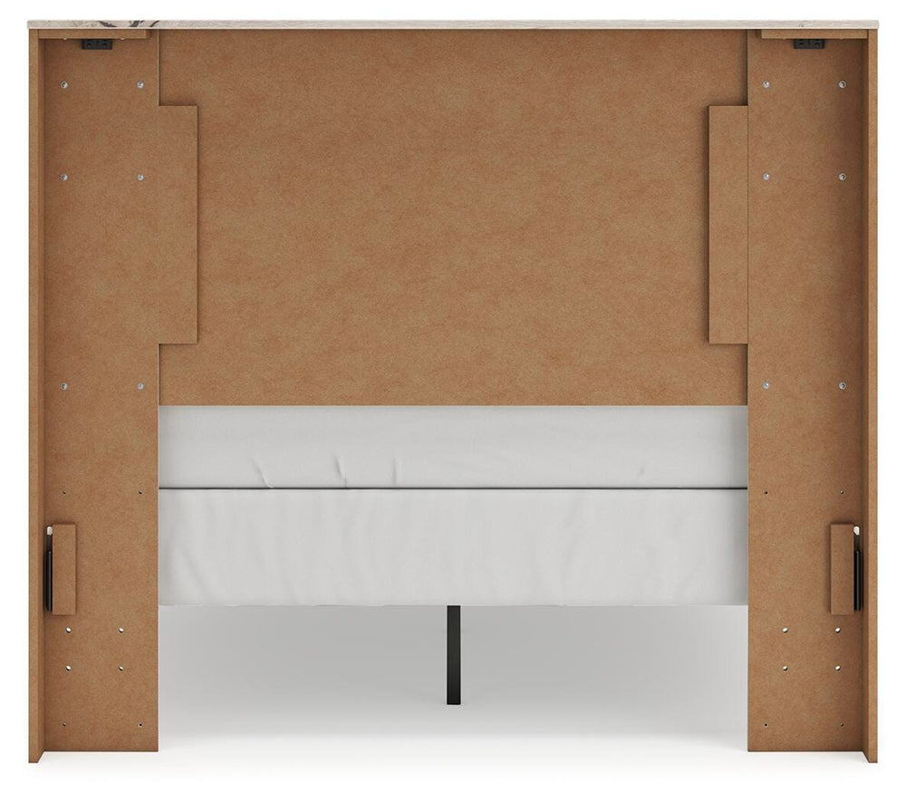 Lawroy Full Panel Bed - Beige (7)
