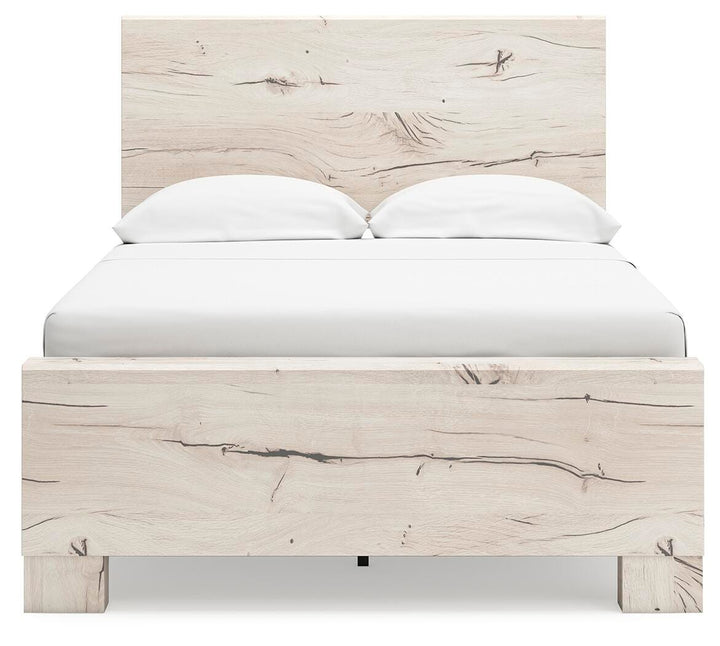 Lawroy Full Panel Bed - Beige (4)
