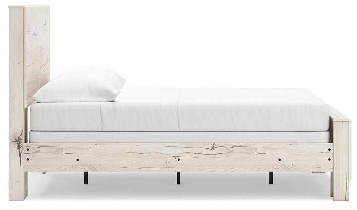 Lawroy Full Panel Bed - Beige (5)