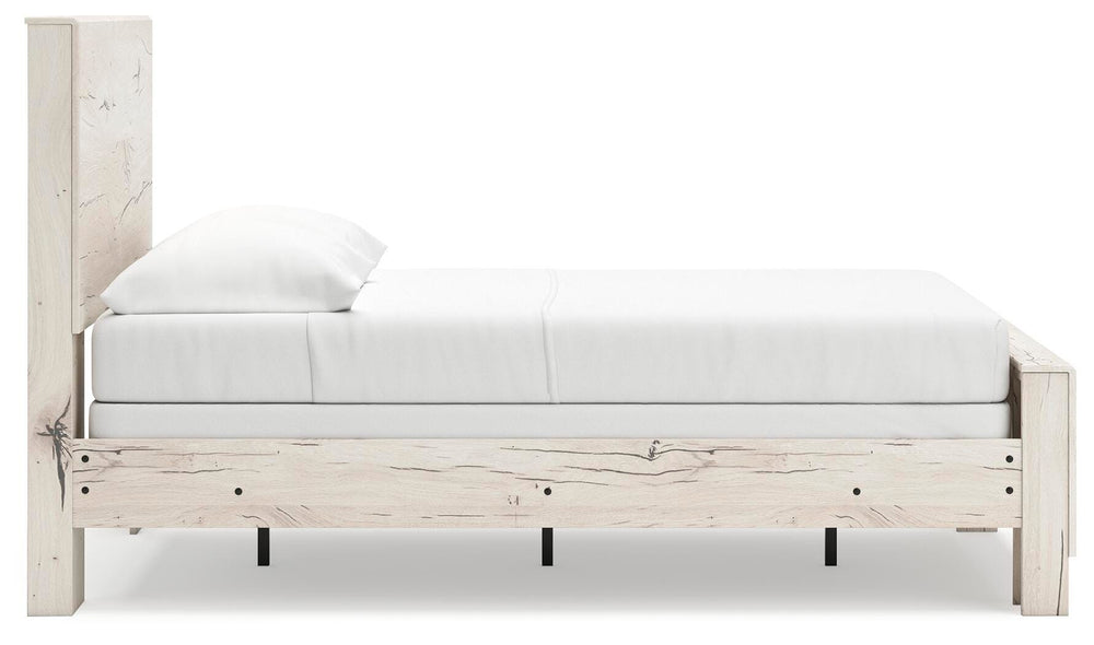 Lawroy Full Panel Bed - Beige (5)