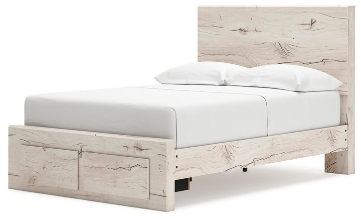 Lawroy Full Panel Storage Bed - Light Natural (4)
