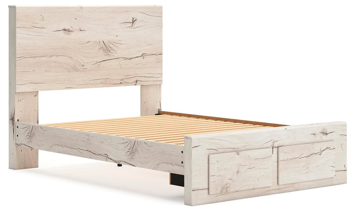 Lawroy Full Panel Storage Bed - Light Natural (9)