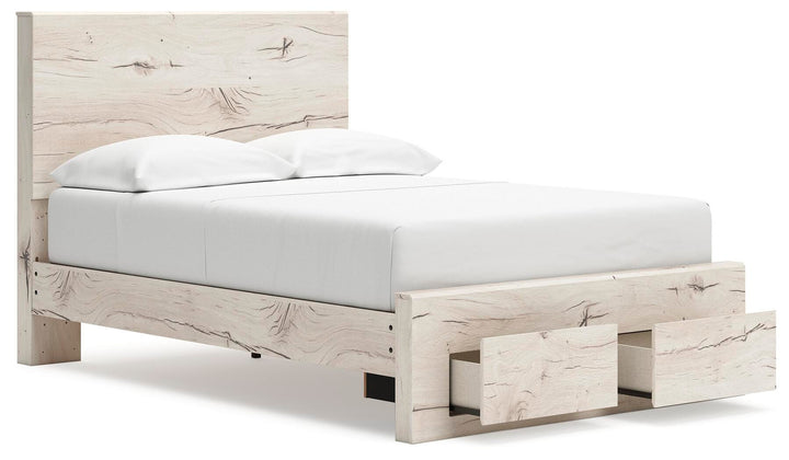 Lawroy Full Panel Storage Bed - Light Natural (3)