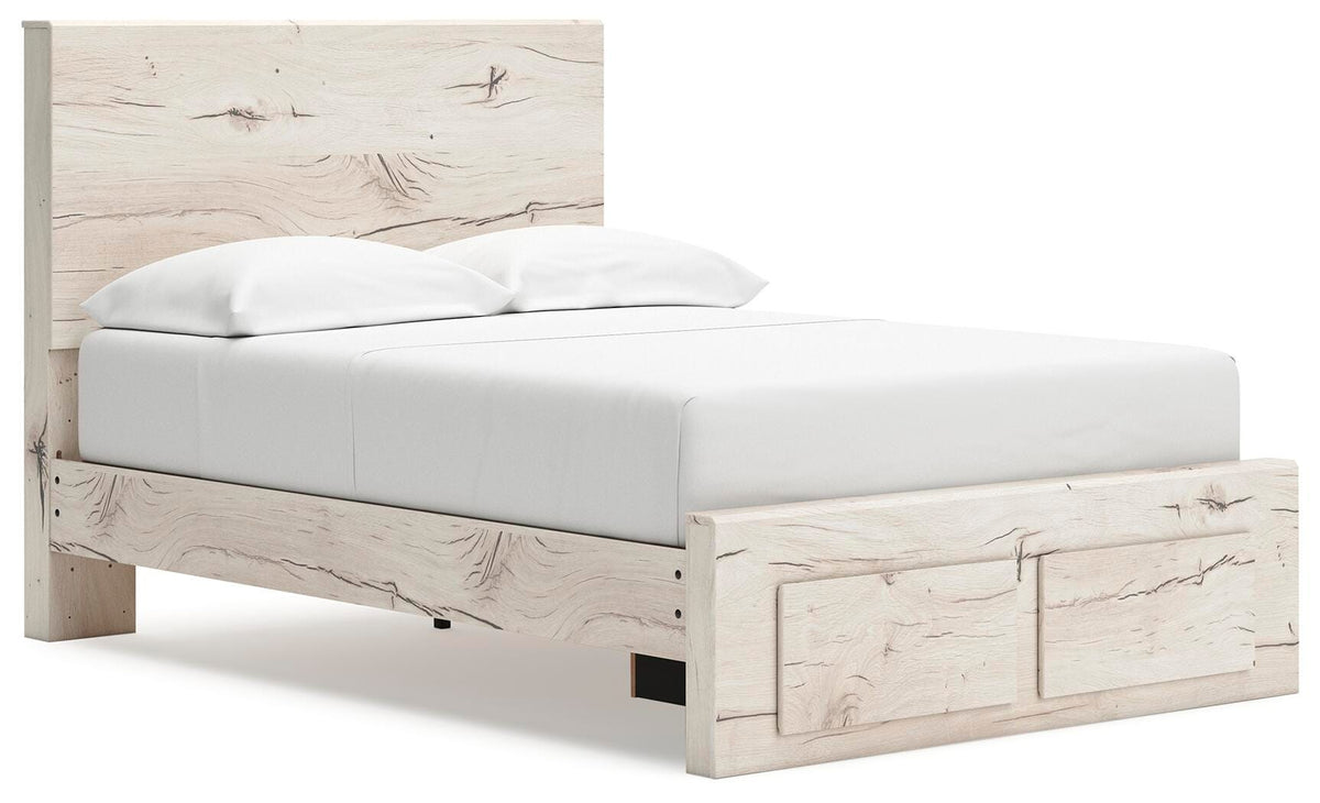 Lawroy Full Panel Storage Bed - Light Natural (2)
