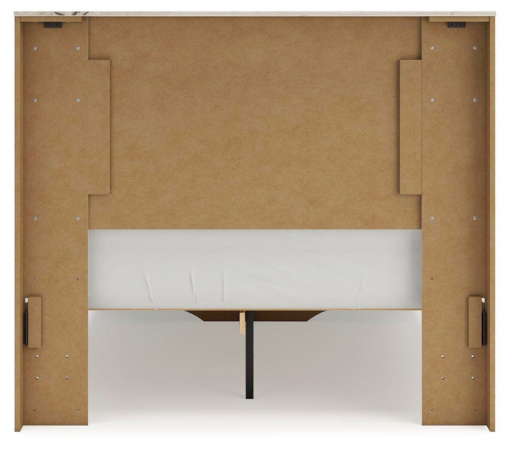 Lawroy Full Panel Storage Bed - Light Natural (8)
