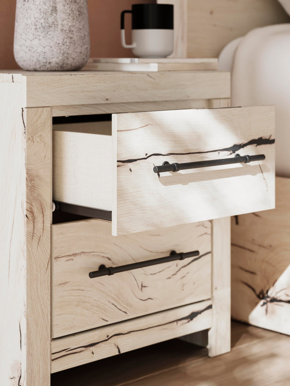 Lawroy Nightstand - Beige (11)