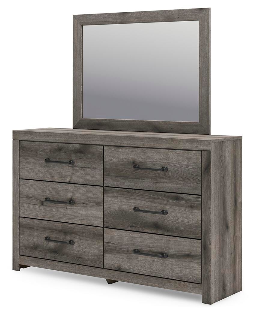 Graystorm Dresser and Mirror - Dark Gray (3)