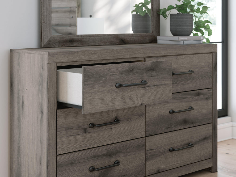 Graystorm Dresser and Mirror - Dark Gray (9)