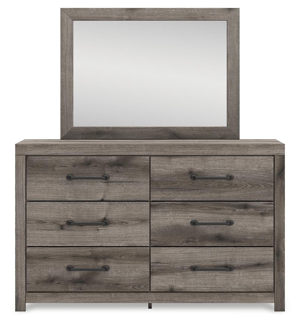 Graystorm Dresser and Mirror - Dark Gray (5)