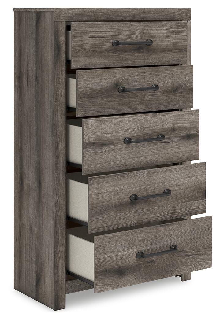 Graystorm Chest of Drawers - Dark Gray (4)