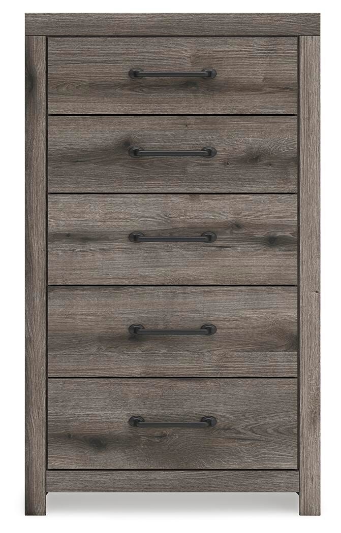 Graystorm Chest of Drawers - Dark Gray (5)