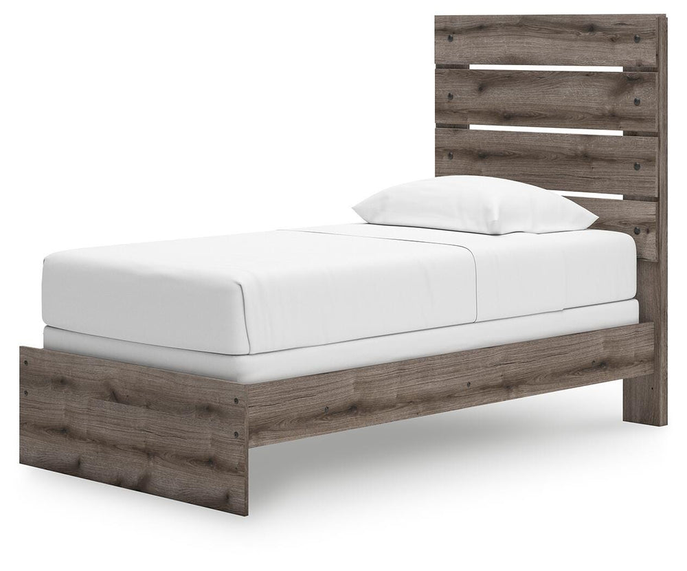 Graystorm Twin Panel Bed - Dark Gray (5)