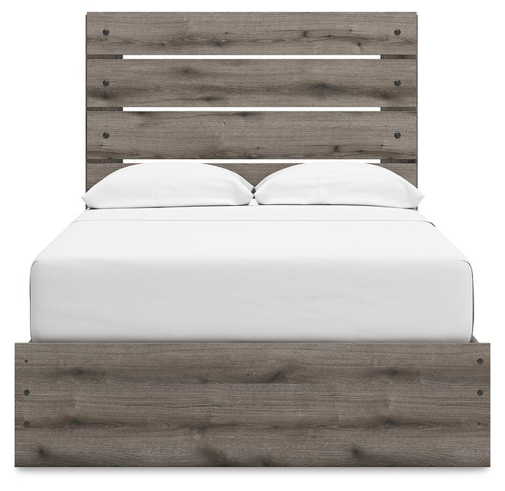 Graystorm Full Panel Storage Bed - Brown Gray (7)
