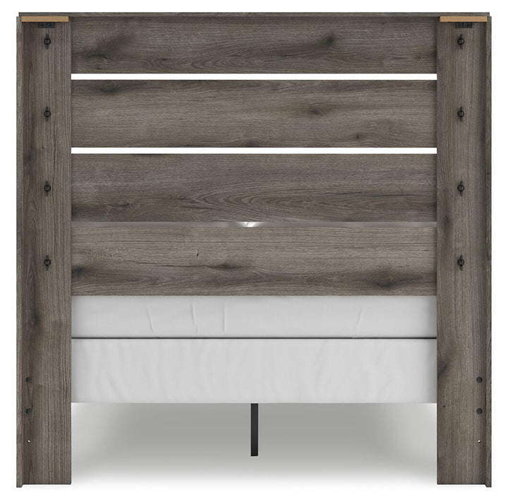 Graystorm Full Panel Bed - Dark Gray (7)