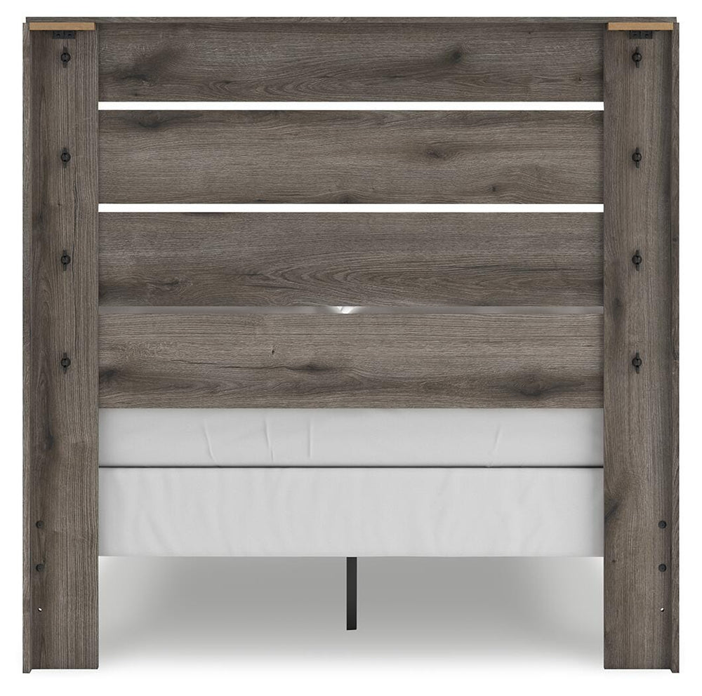 Graystorm Full Panel Bed - Dark Gray (7)