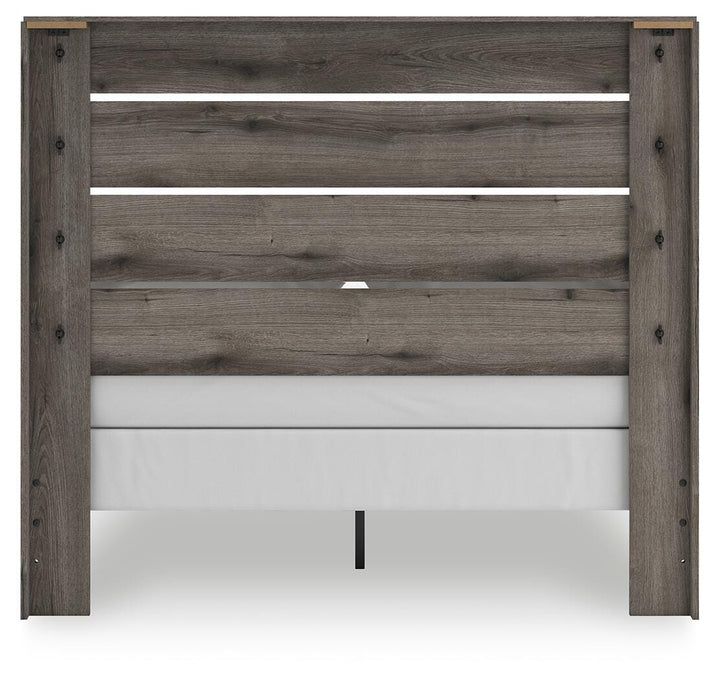 Graystorm Queen Panel Bed - Dark Gray (7)