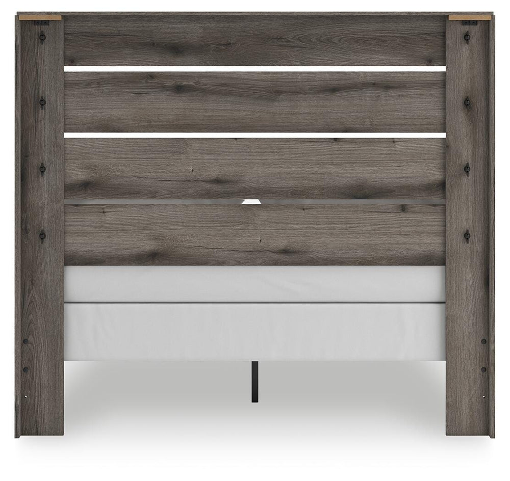 Graystorm Queen Panel Bed - Dark Gray (7)