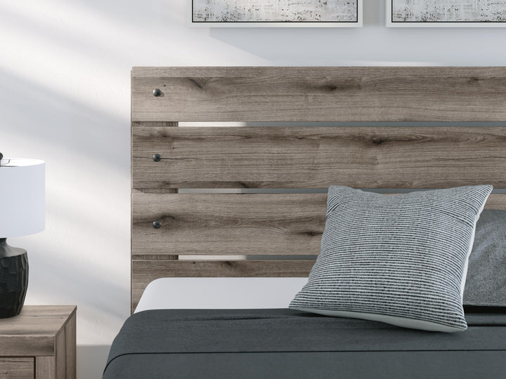 Graystorm Queen Panel Bed - Dark Gray (10)