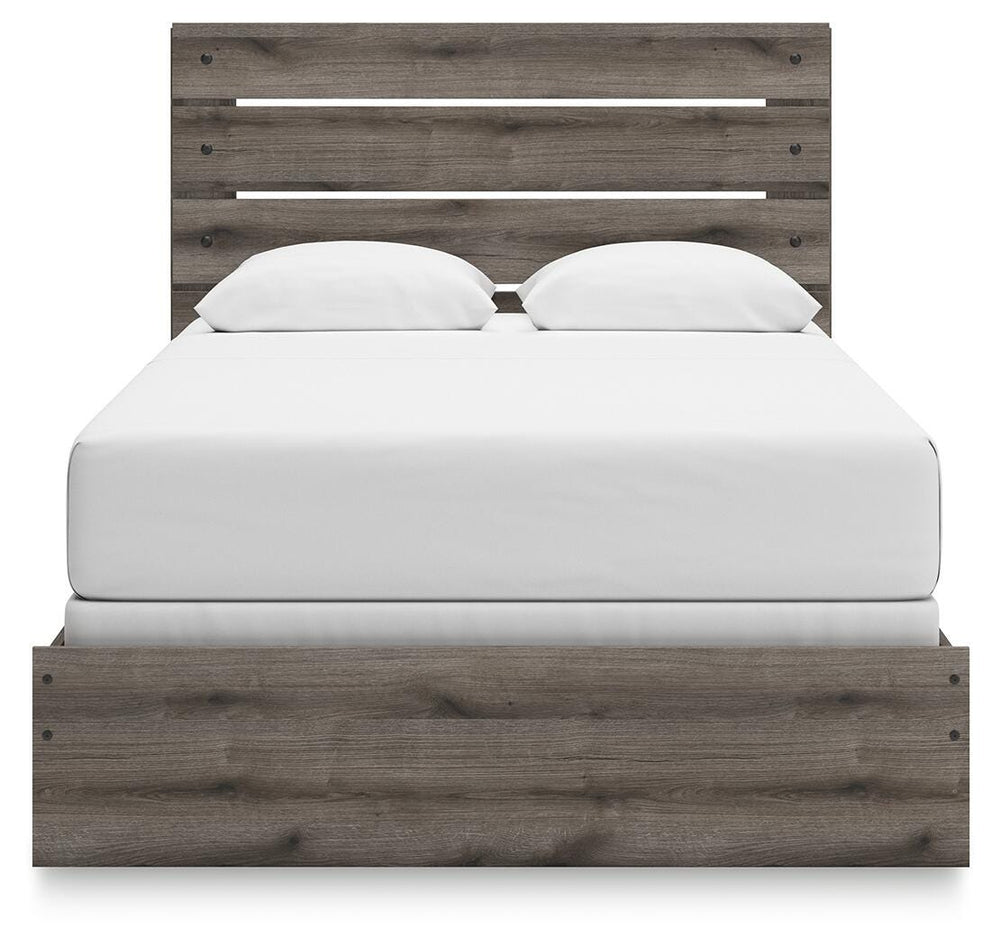 Graystorm Queen Panel Bed - Dark Gray (6)