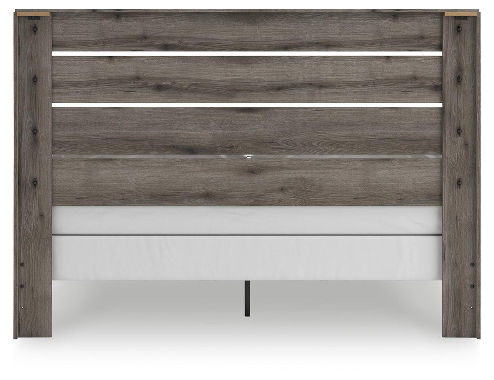 Graystorm King Panel Bed - Dark Gray (7)