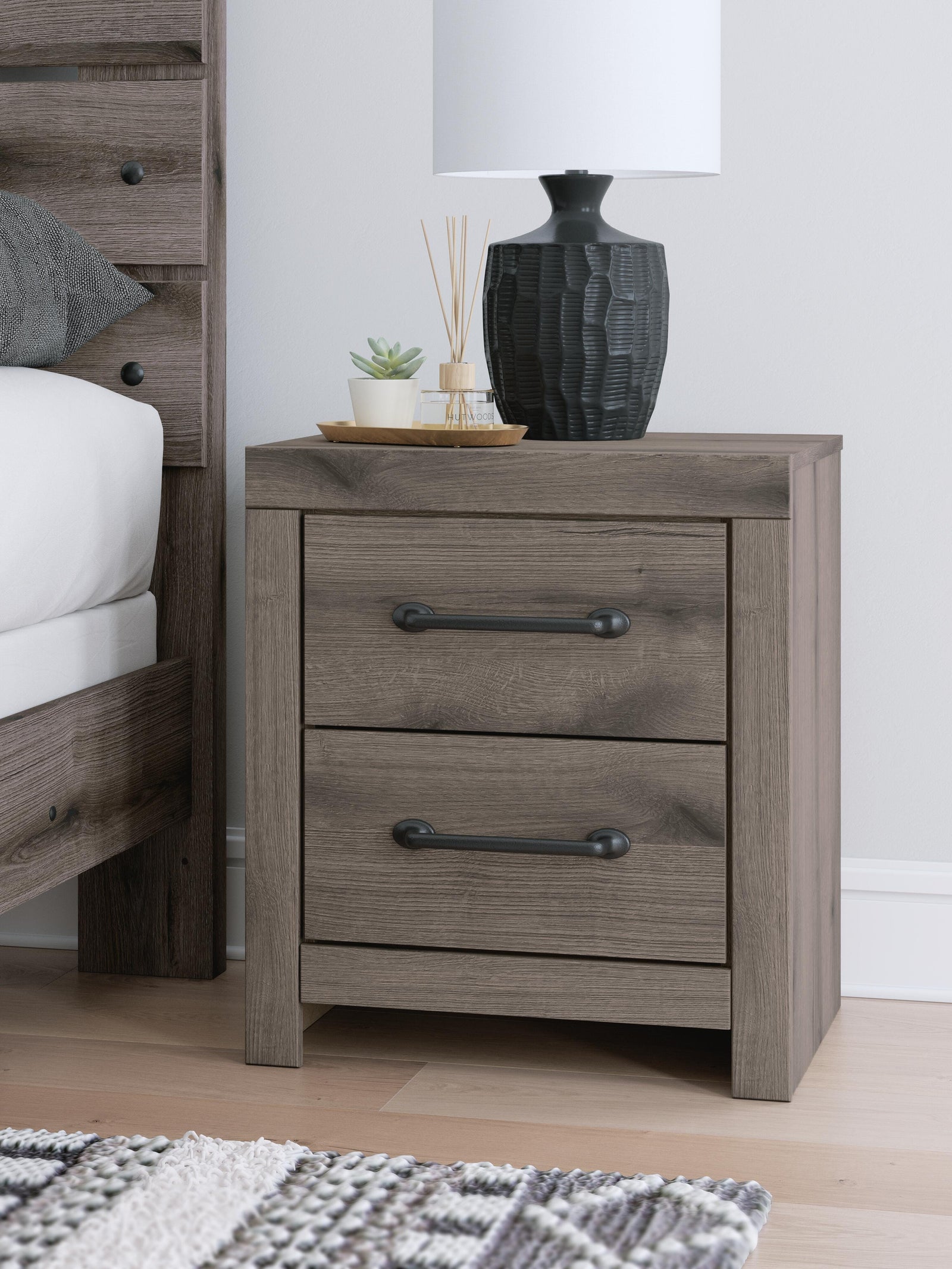 Graystorm Nightstand - Dark Gray (2)