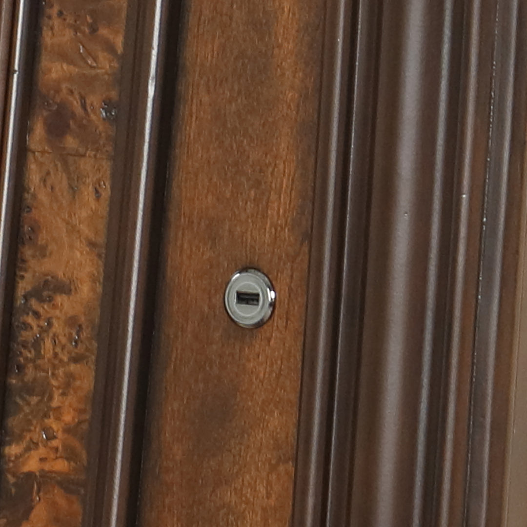 Bella Notte 5''0" Q Sleigh Footboard &  Slats- Mahogany Brown