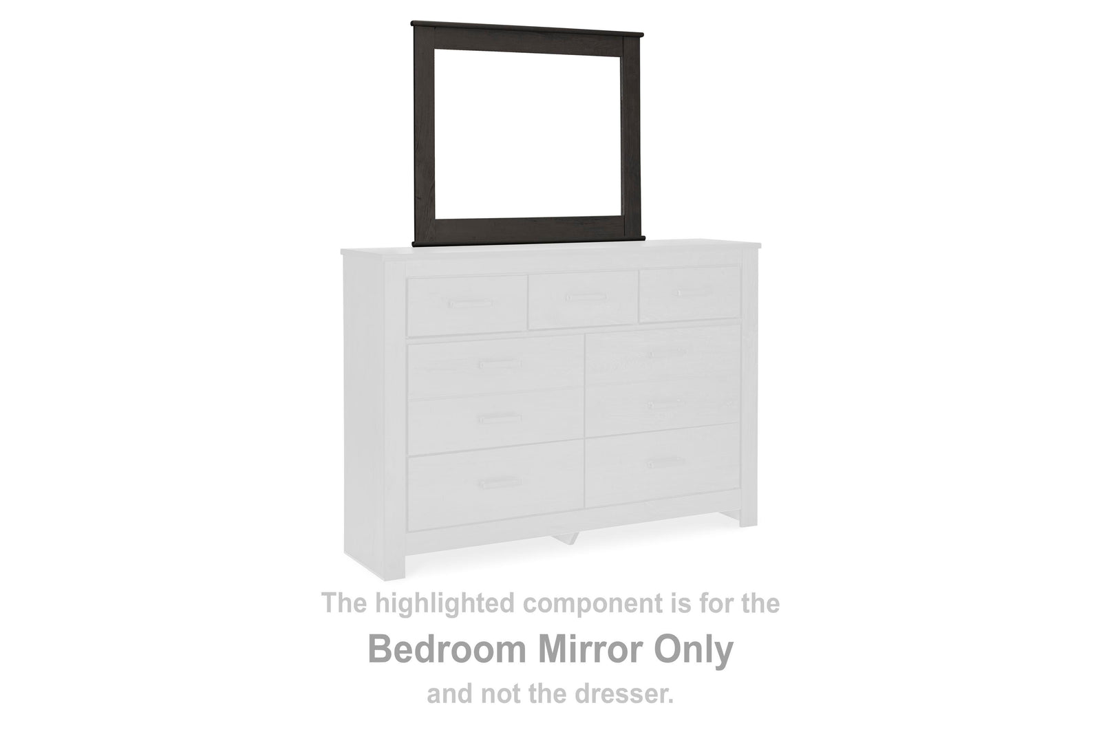 Brinxton Bedroom Mirror - Dark Gray (2)