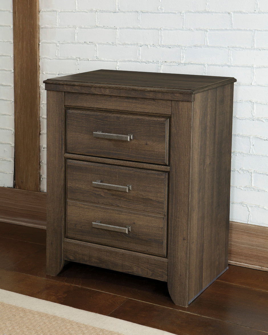 Juararo Nightstand - Dark Brown