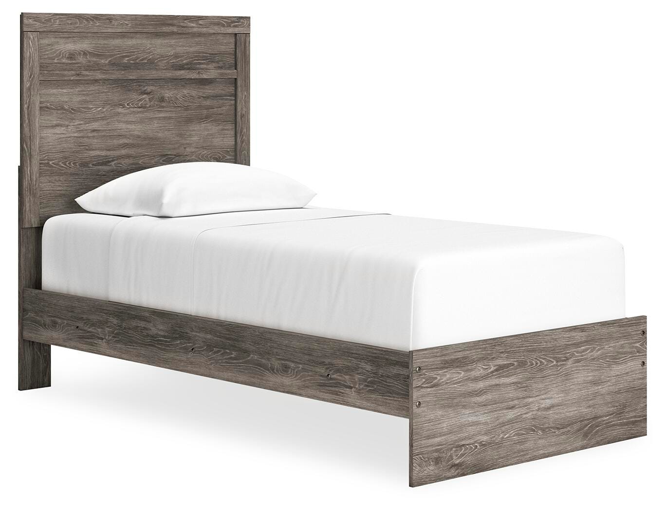 Ralinksi Twin Panel Bed - Dark Gray (1)