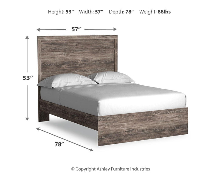 Ralinksi Full Panel Bed - Gray (4)