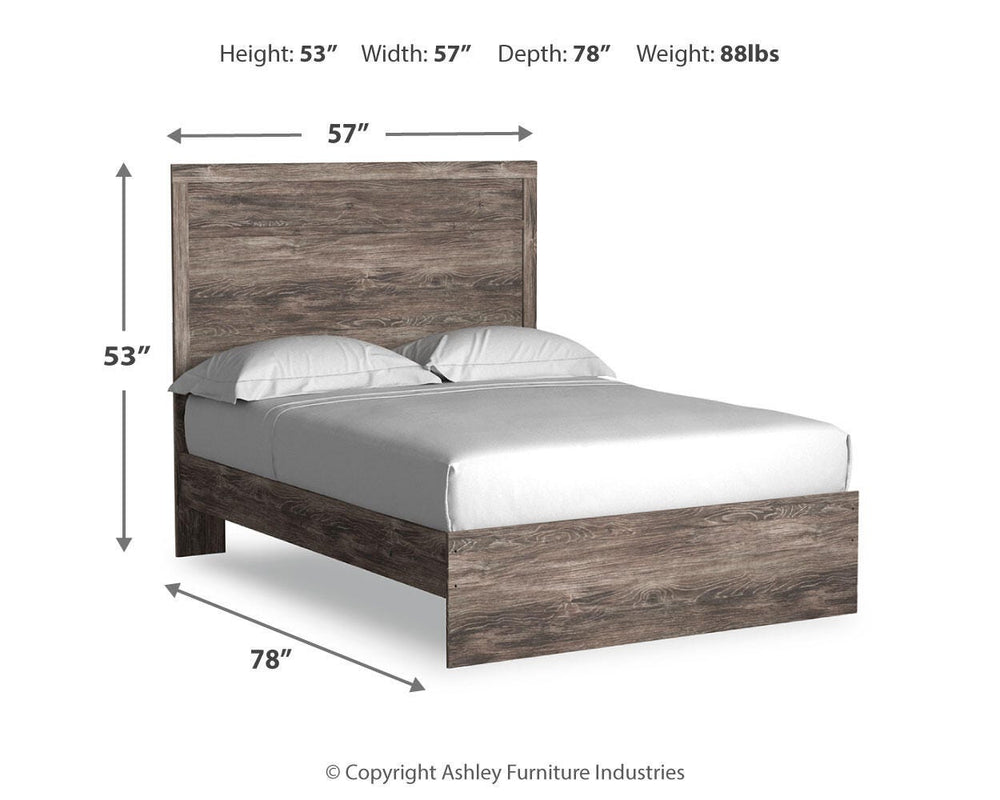 Ralinksi Full Panel Bed - Gray (4)