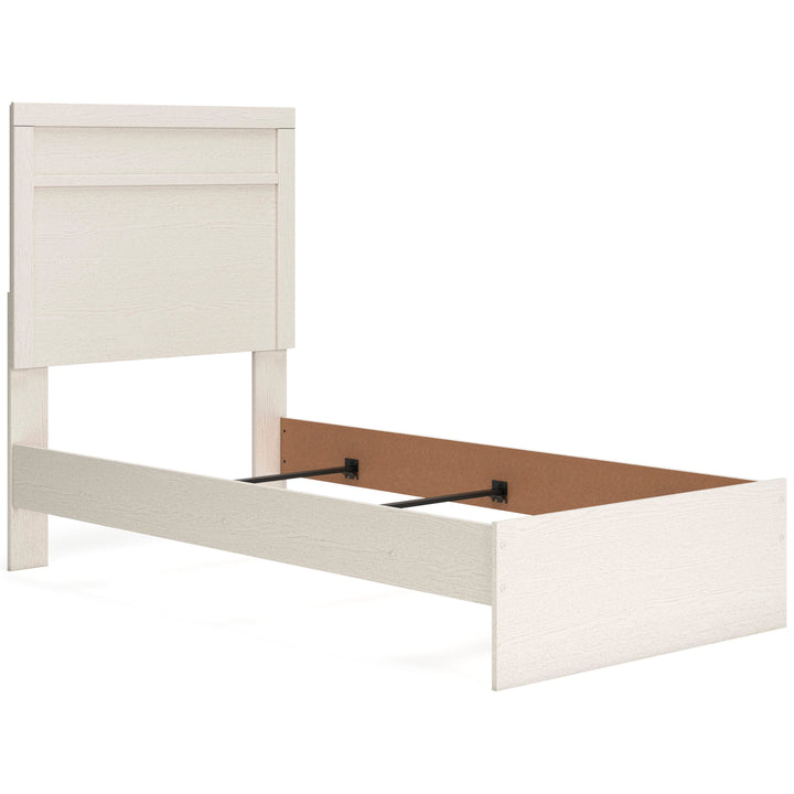 Stelsie Twin Panel Bed - White (3)
