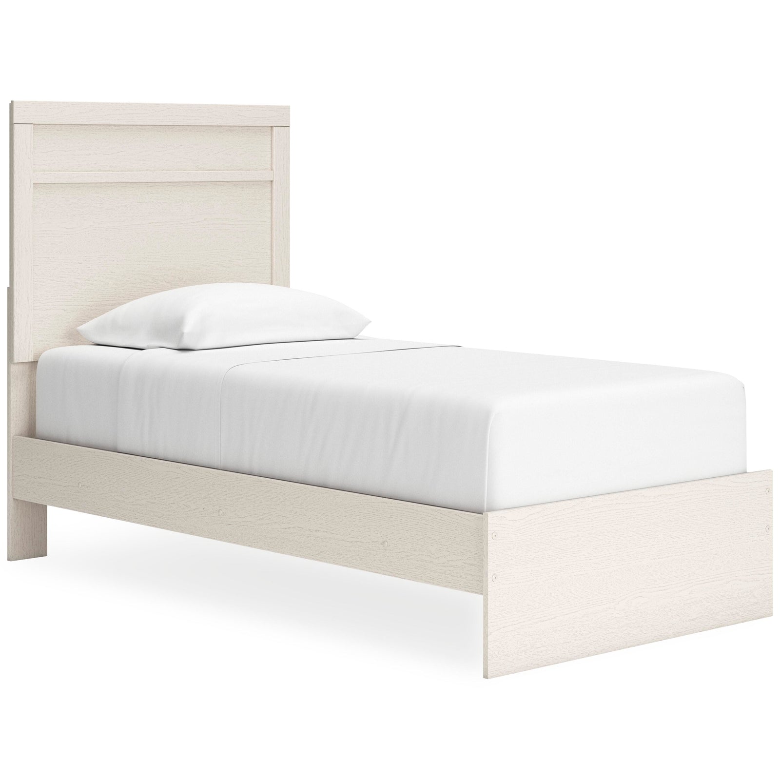 Stelsie Twin Panel Bed - White (1)