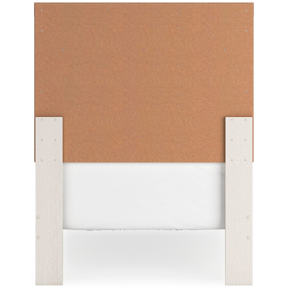 Stelsie Twin Panel Bed - White (6)