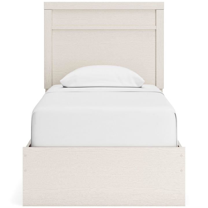 Stelsie Twin Panel Bed - White (5)