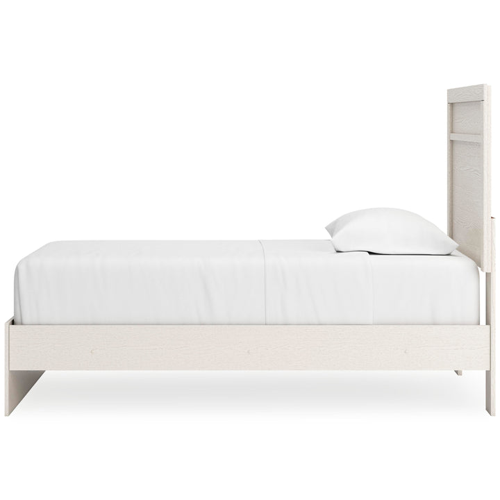 Stelsie Twin Panel Bed - White (7)
