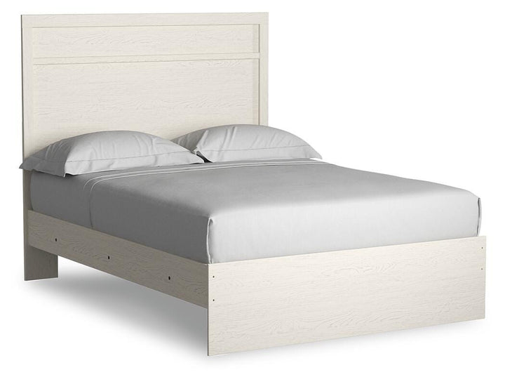 Stelsie Full Panel Bed, Dresser, Mirror and Nightstand - White (5)