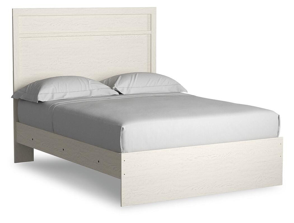 Stelsie Full Panel Bed, Dresser, Mirror and Nightstand - White (5)