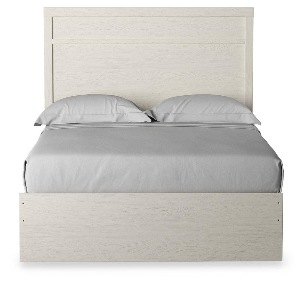 Stelsie Full Panel Bed, Dresser, Mirror and Nightstand - White (7)