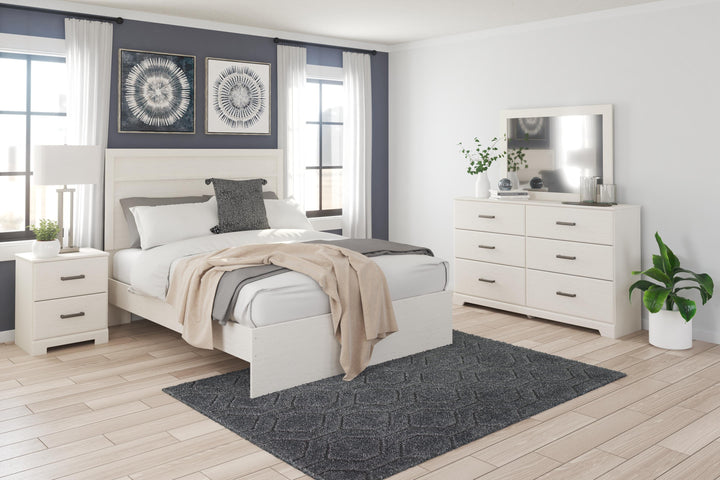Stelsie Queen Panel Bed - White (6)