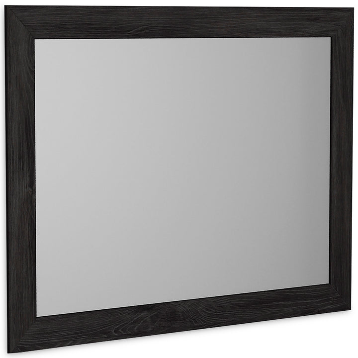 Belachime Bedroom Mirror - Dark Gray (1)