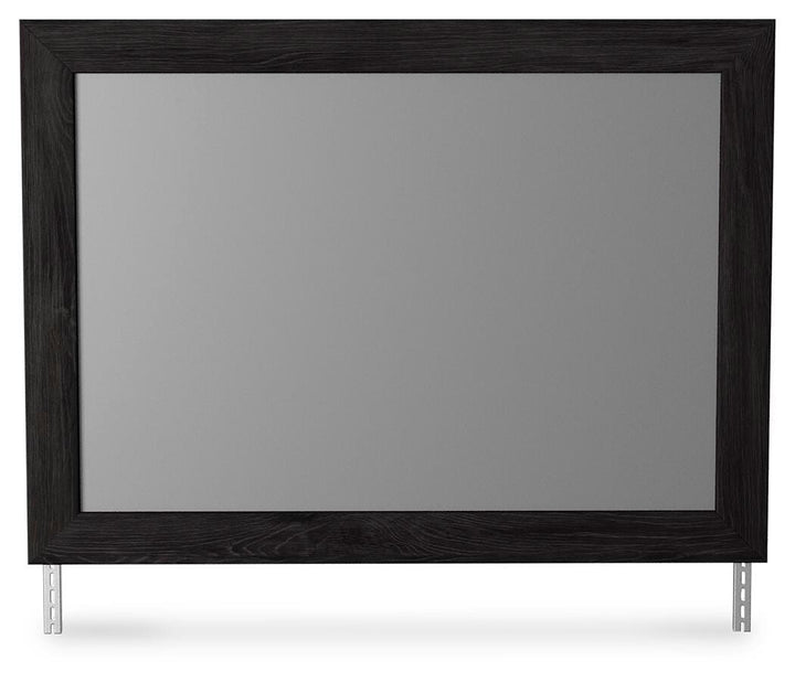 Belachime Bedroom Mirror - Dark Gray (2)