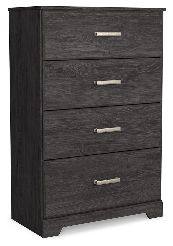 Belachime Chest of Drawers - Dark Gray (1)