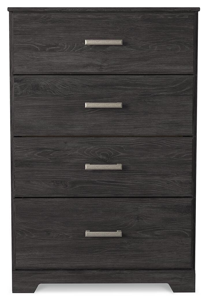 Belachime Chest of Drawers - Dark Gray (2)