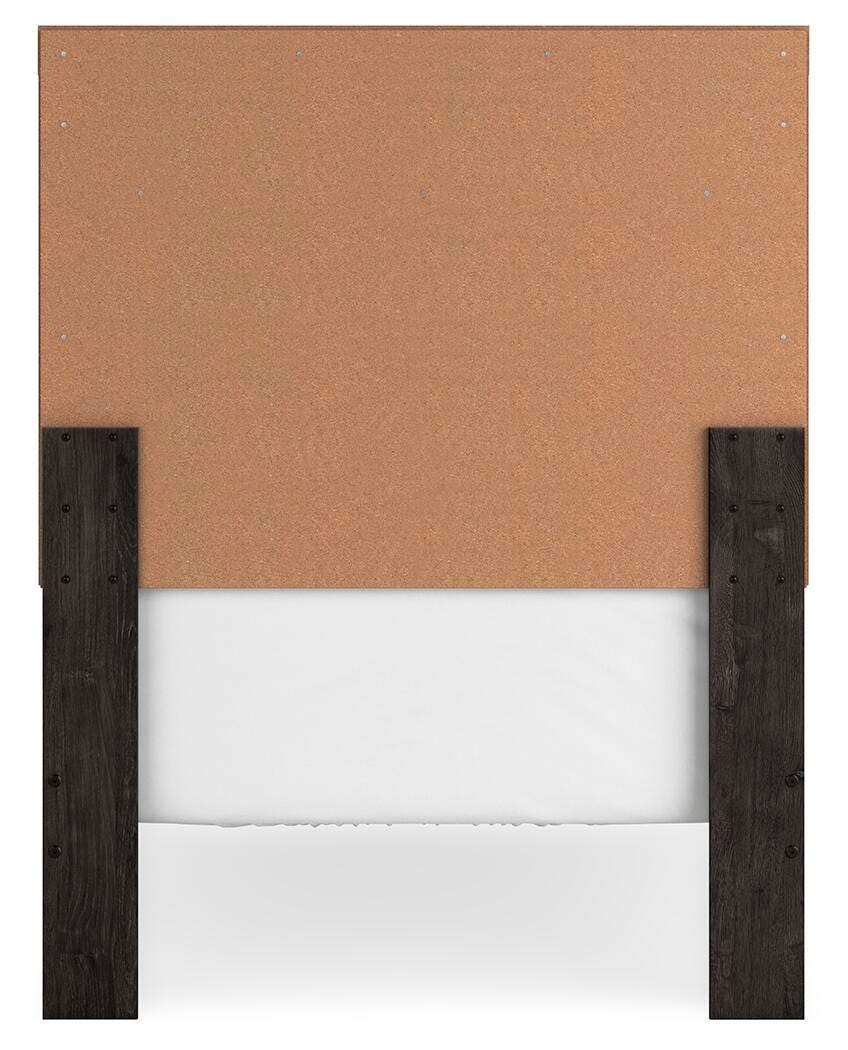 Belachime Twin Panel Bed - Black (6)