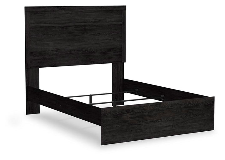 Belachime Full Panel Bed - Charcoal (3)