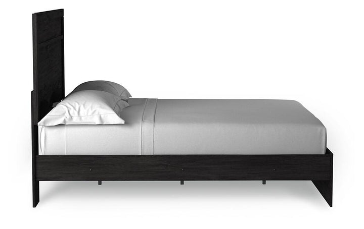 Belachime Queen Panel Bed, Dresser, Mirror, Chest and Nightstand - Charcoal (10)