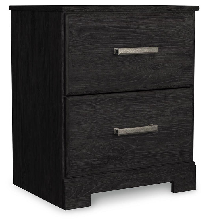 Belachime Nightstand - Dark Gray (2)