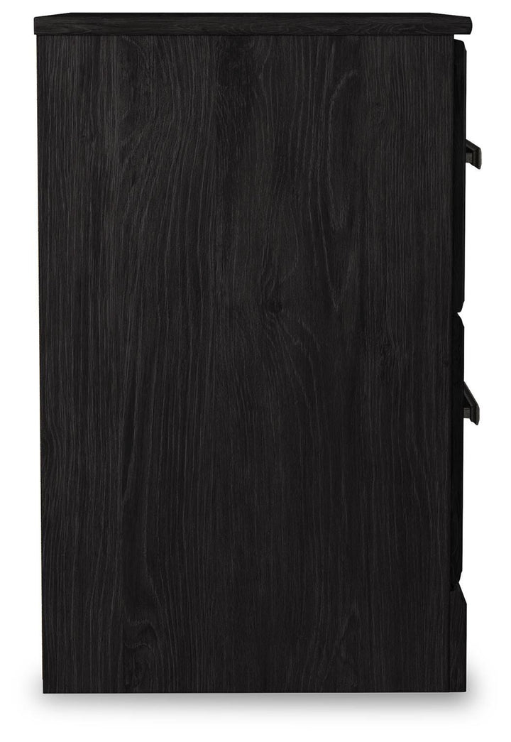 Belachime Queen Panel Bed, Dresser, Mirror, Chest and Nightstand - Charcoal (13)